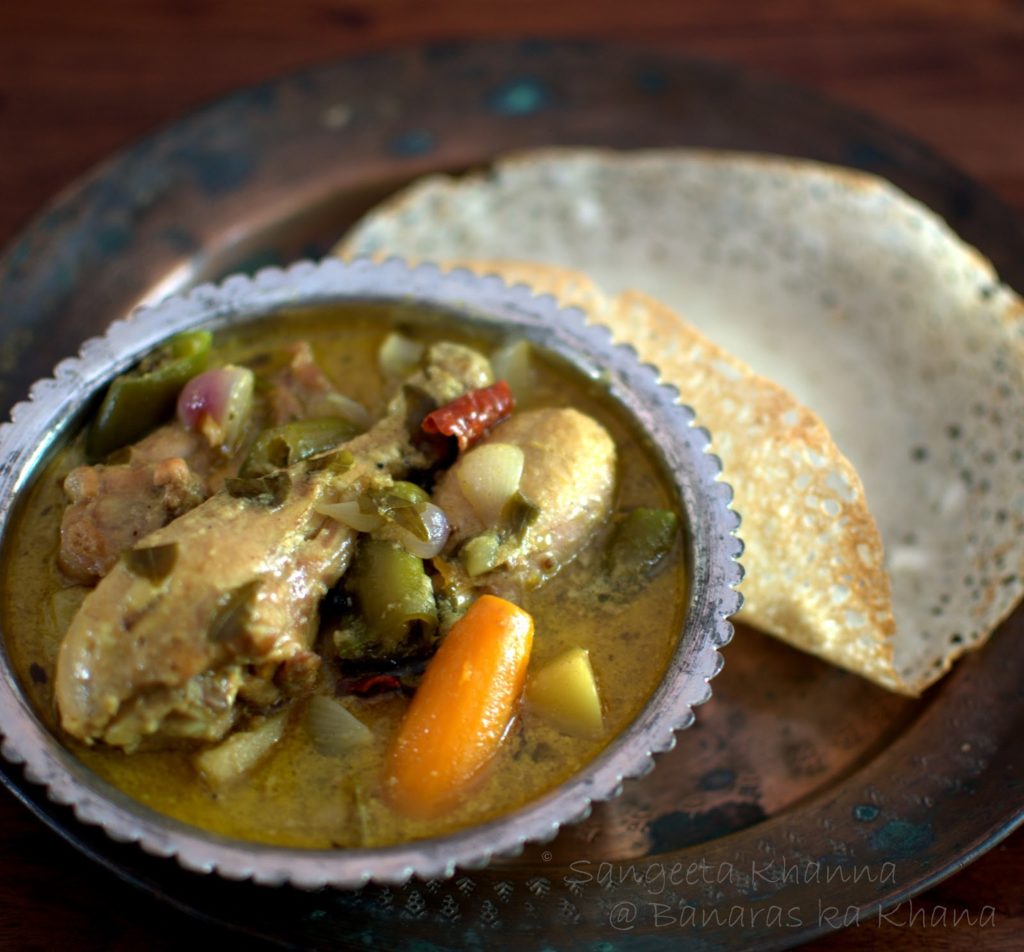 Chicken Stew and Appam