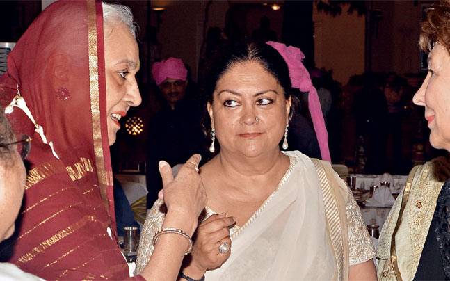 A Maharani with another Maharani