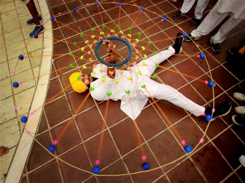 Guru Nanak Jayanti Celebration-Youth Performing Gatka